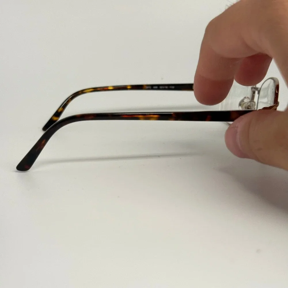 Persol 2572 488 Gold Tortoise Oval Eyeglasses Frames 52-16-135